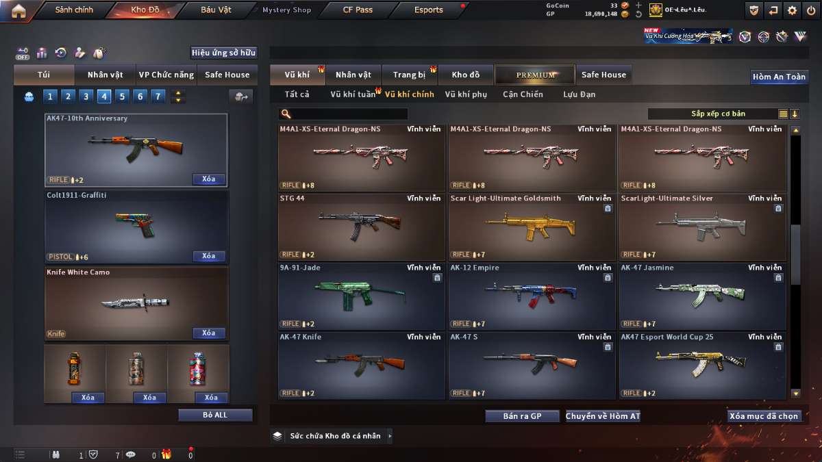 shop acc cf uy tin gia re